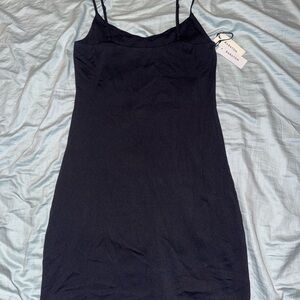 BABATON (aritzia) black bodycon mini dress